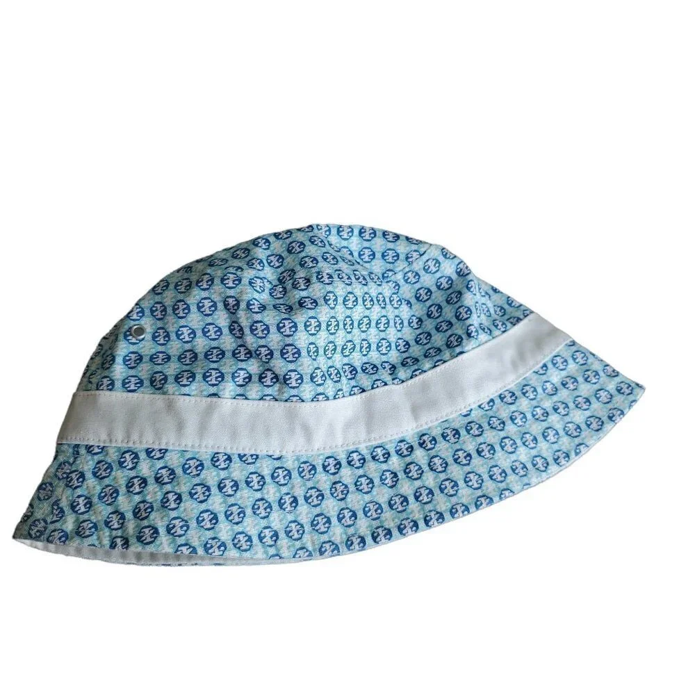 💥Izod Blue and White 100% Cotton Bucket Hat